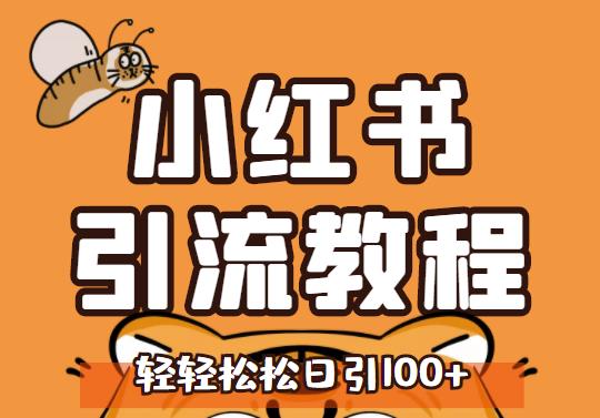 小红书运营引流全系列课程，每天引流100精准粉-副业资源站 | 数域行者