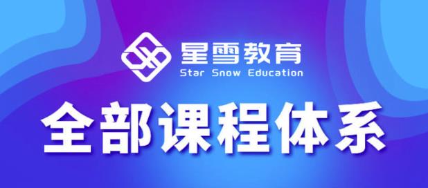 星雪教育淘系高级班，更全的运营提升方案，零基础由浅入深，店铺最新玩法-副业资源站 | 数域行者