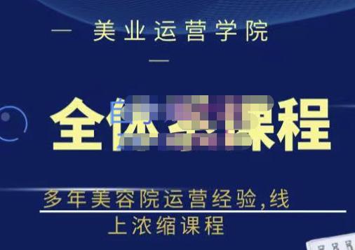 郑芳老师·网红美容院全套营销落地课程，多年美容院运营经验，线上浓缩课程-副业资源站 | 数域行者