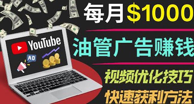 YouTube广告赚钱项目：只需发布视频就有收入，月入7000+副业-副业资源站 | 数域行者