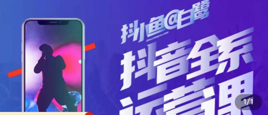 白鹭·主播内训营，运营主播话术起号进阶能力提升-副业资源站 | 数域行者