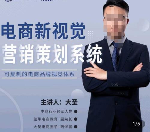 大圣·电商新视觉营销策划系统，可复制的电商品牌视觉识别系统-副业资源站 | 数域行者