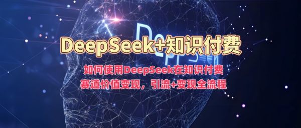 如何使用DeepSeek在知识付费赛道价值变现，引流+变现全流程-副业资源站 | 数域行者