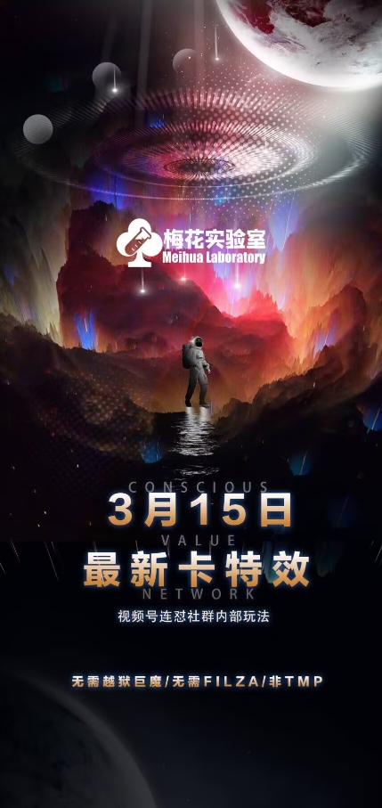 梅花实验室视频号连怼玩法-3月15日最新卡特效技术(无需越狱、巨魔、tmp)-副业资源站 | 数域行者