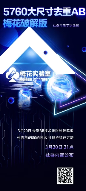 视频号连怼玩法-5760大尺寸去重AB技术-梅花实验室社群专享-副业资源站 | 数域行者
